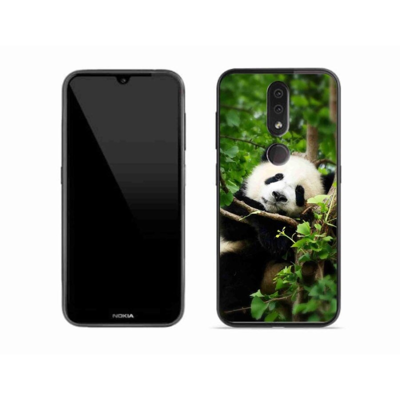 Gélový kryt mmCase na mobil Nokia 4.2 - panda