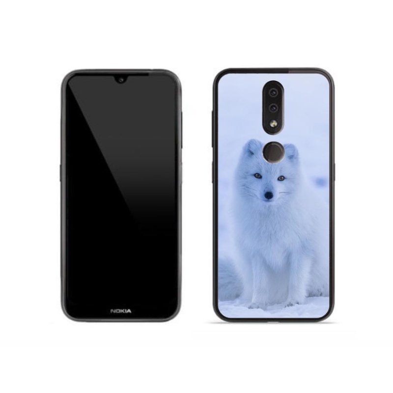 Gélový kryt mmCase na mobil Nokia 4.2 - polárna líška