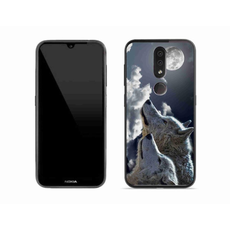 Gélový kryt mmCase na mobil Nokia 4.2 - vlci