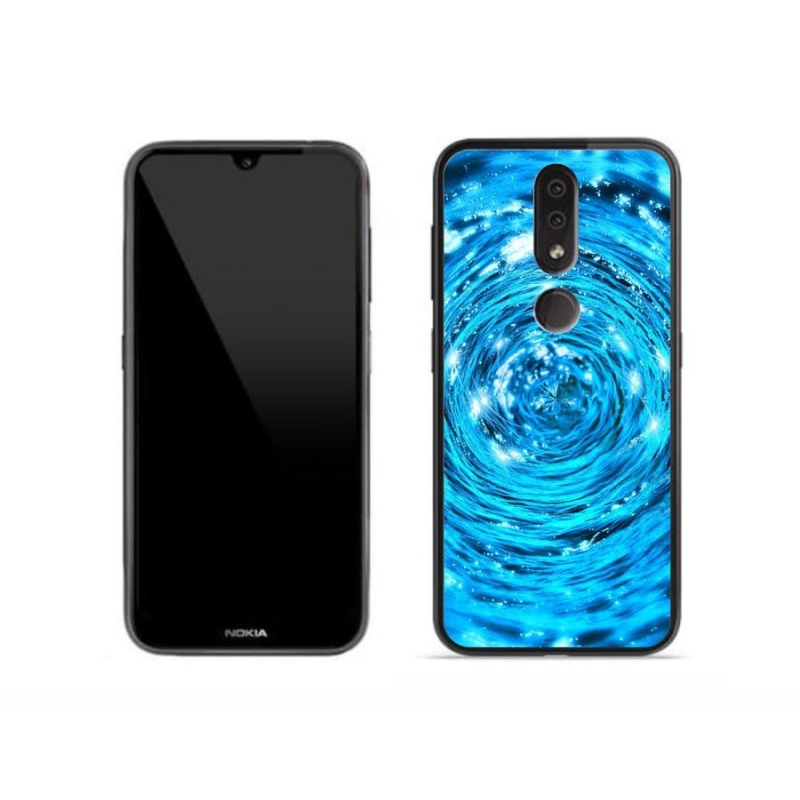 Gélový kryt mmCase na mobil Nokia 4.2 - vodný vír