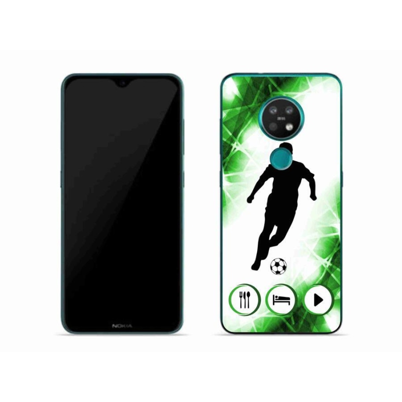 Gélový kryt mmCase na mobil Nokia 6.2 - futbalista