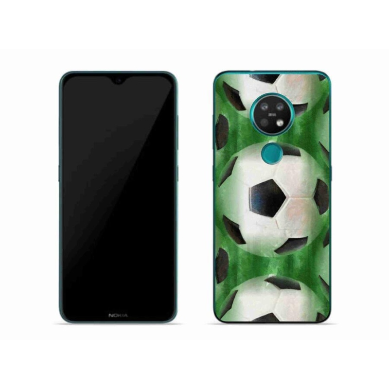 Gélový kryt mmCase na mobil Nokia 6.2 - futbalová lopta