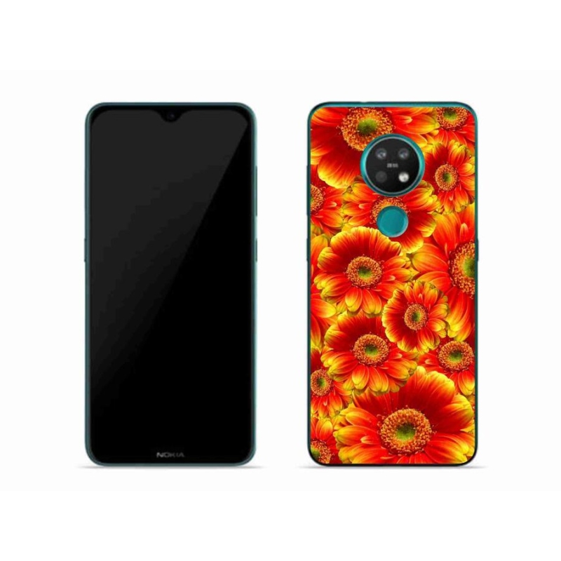 Gélový kryt mmCase na mobil Nokia 6.2 - gerbera 1