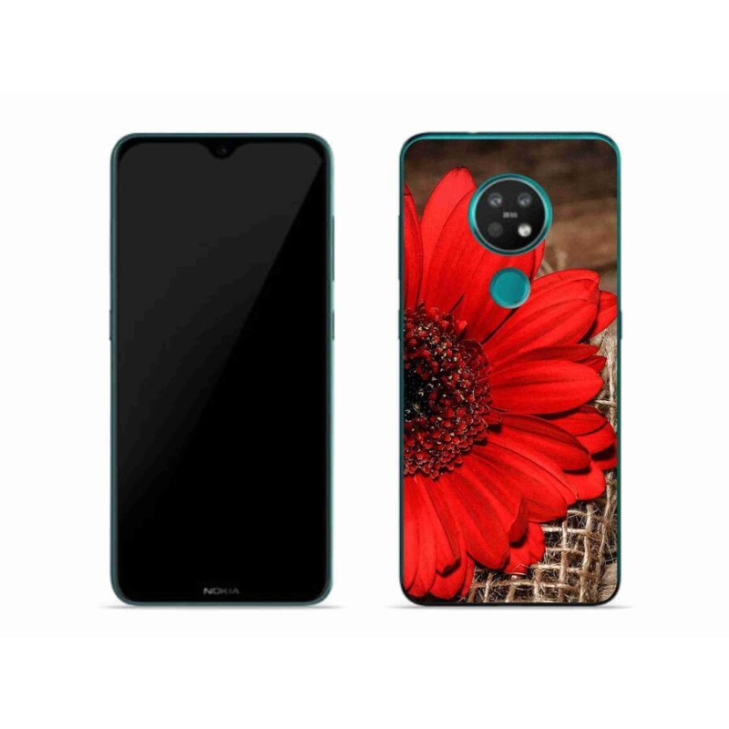 Gélový kryt mmCase na mobil Nokia 6.2 - gerbera