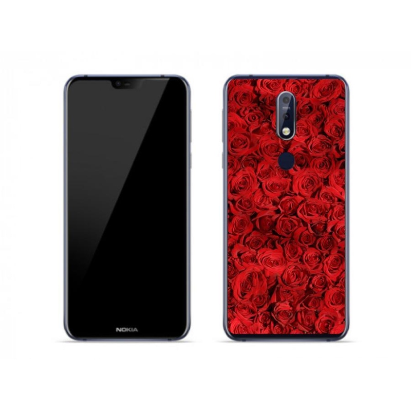 Gélový kryt mmCase na mobil Nokia 7.1 - ruža