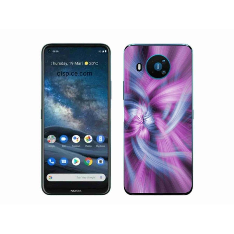 Gélový kryt mmCase na mobil Nokia 8.3 5G - abstrakt 12