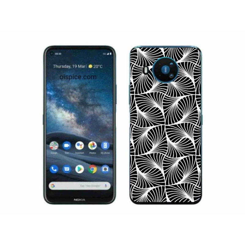 Gélový kryt mmCase na mobil Nokia 8.3 5G - abstrakt 14