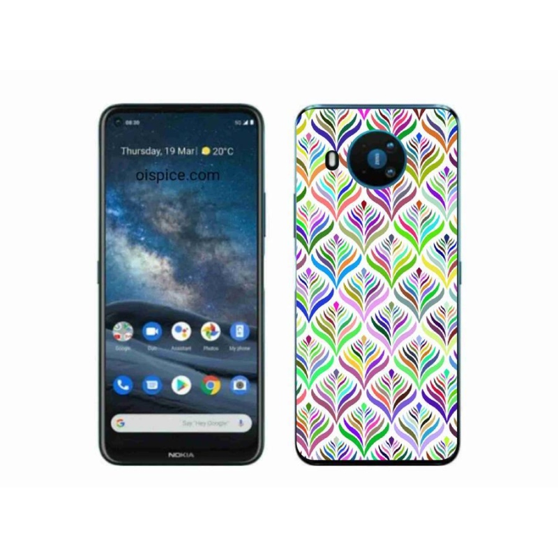 Gélový kryt mmCase na mobil Nokia 8.3 5G - abstrakt 15