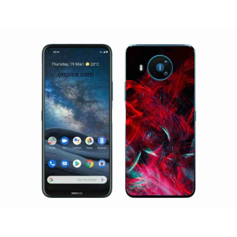 Gélový kryt mmCase na mobil Nokia 8.3 5G - abstrakt 16