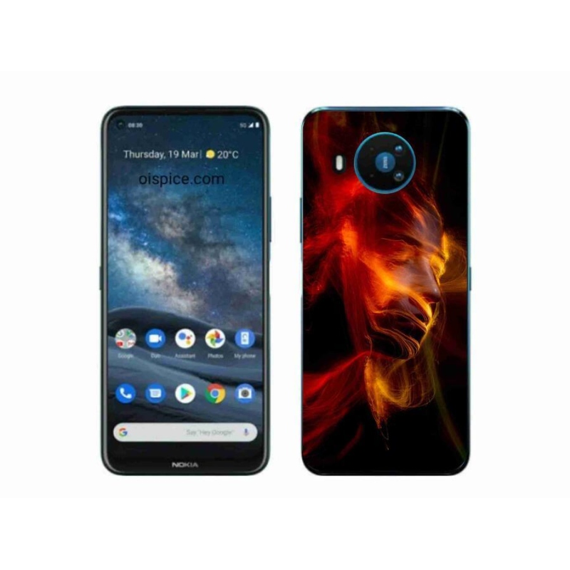 Gélový kryt mmCase na mobil Nokia 8.3 5G - abstrakt 18