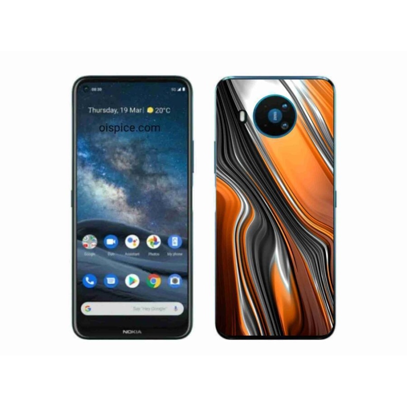 Gélový kryt mmCase na mobil Nokia 8.3 5G - abstrakt 3