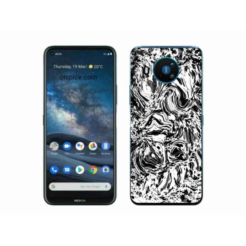 Gélový kryt mmCase na mobil Nokia 8.3 5G - abstrakt 4