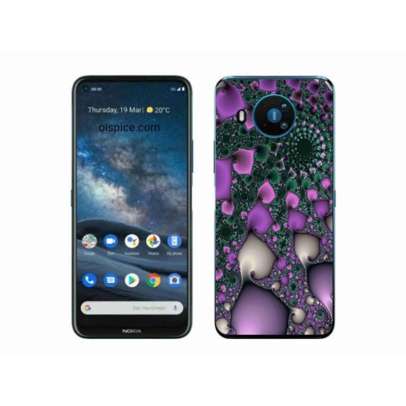 Gélový kryt mmCase na mobil Nokia 8.3 5G - abstrakt 7