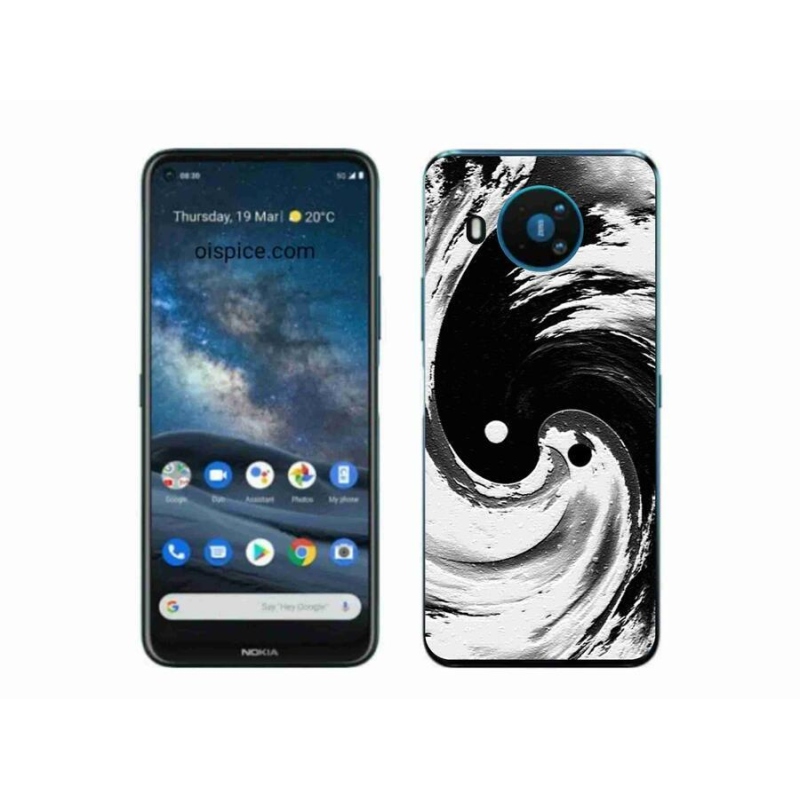 Gélový kryt mmCase na mobil Nokia 8.3 5G - abstrakt 8