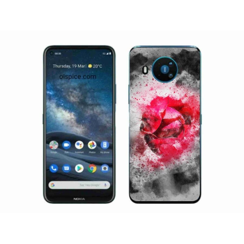 Gélový kryt mmCase na mobil Nokia 8.3 5G - abstrakt 9