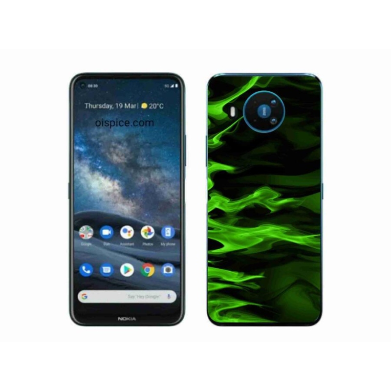 Gélový kryt mmCase na mobil Nokia 8.3 5G - abstraktné vzor 10