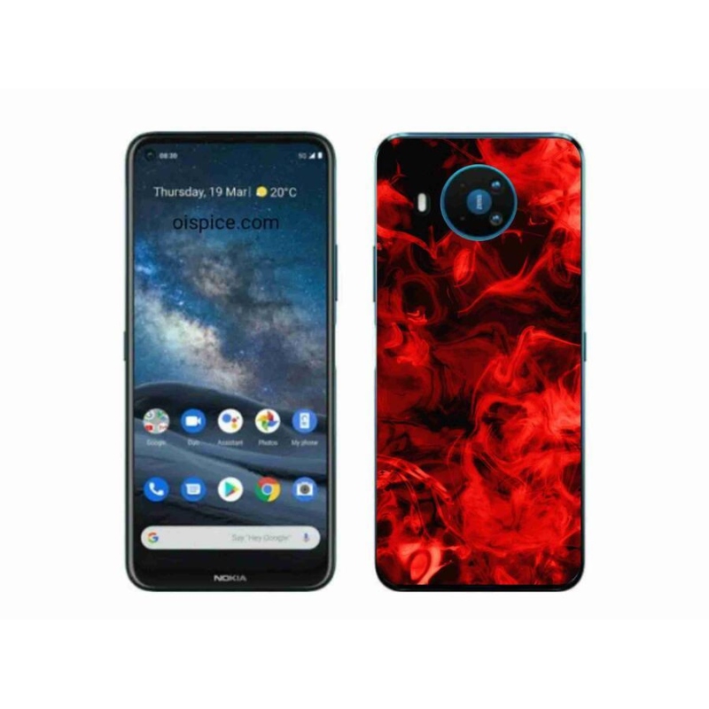 Gélový kryt mmCase na mobil Nokia 8.3 5G - abstraktné vzor 11