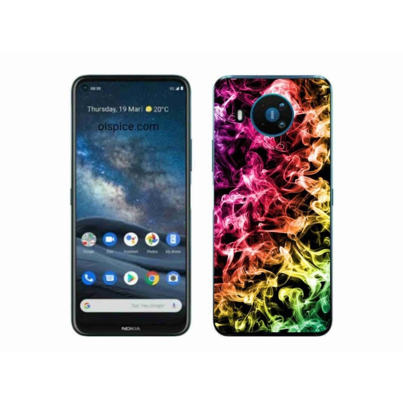 Gélový kryt mmCase na mobil Nokia 8.3 5G - abstraktné vzor 6