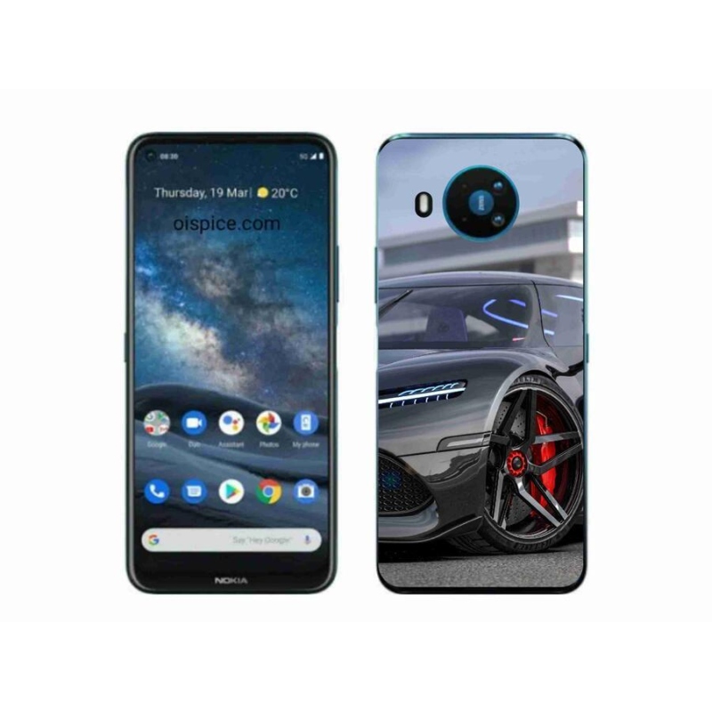 Gélový kryt mmCase na mobil Nokia 8.3 5G - auto 5