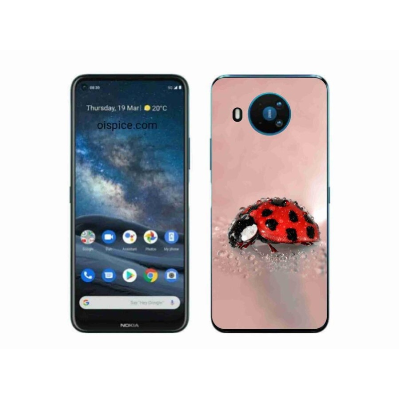 Gélový kryt mmCase na mobil Nokia 8.3 5G - lienka