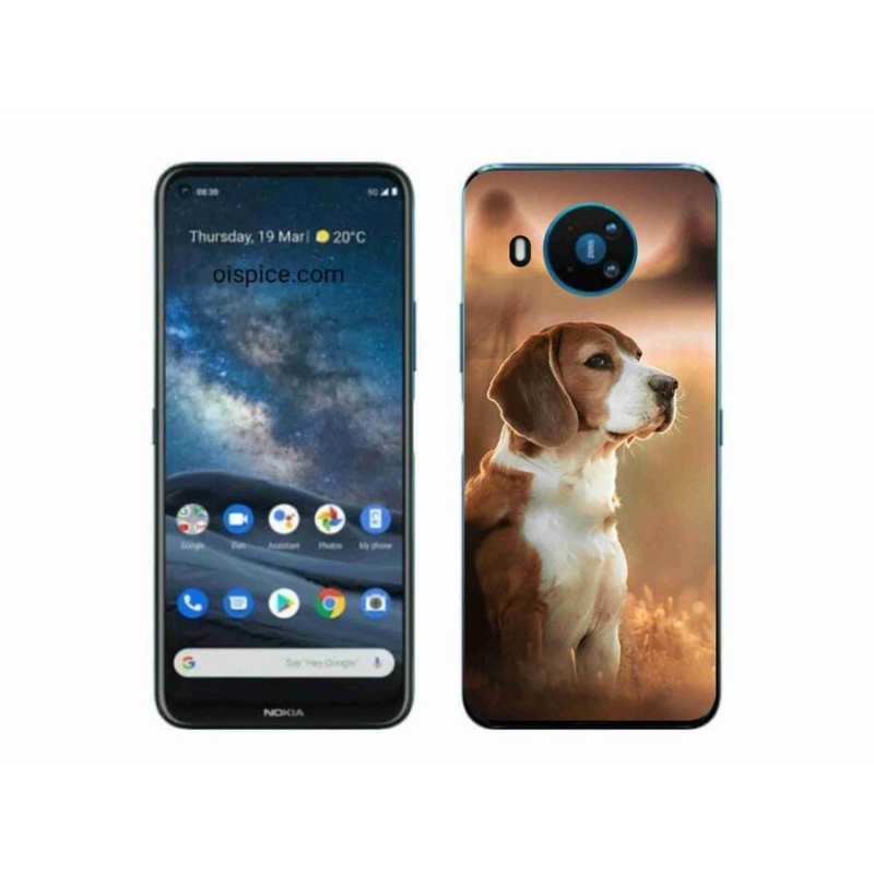 Gélový kryt mmCase na mobil Nokia 8.3 5G - bígl