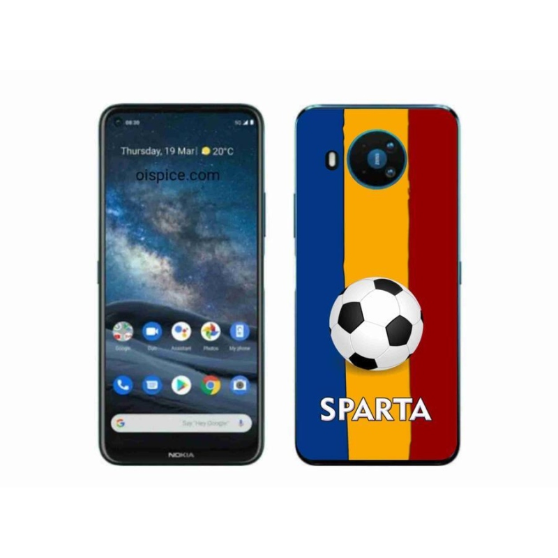 Gélový kryt mmCase na mobil Nokia 8.3 5G - futbal 1