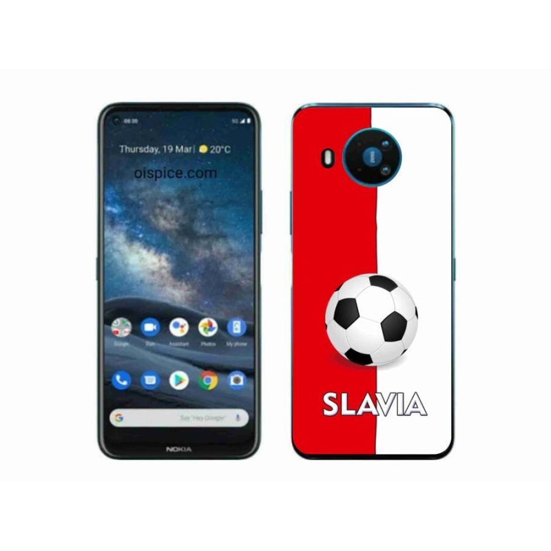 Gélový kryt mmCase na mobil Nokia 8.3 5G - futbal 2