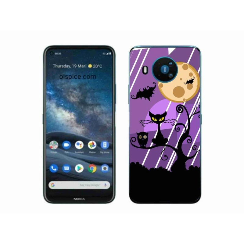 Gélový kryt mmCase na mobil Nokia 8.3 5G - halloween