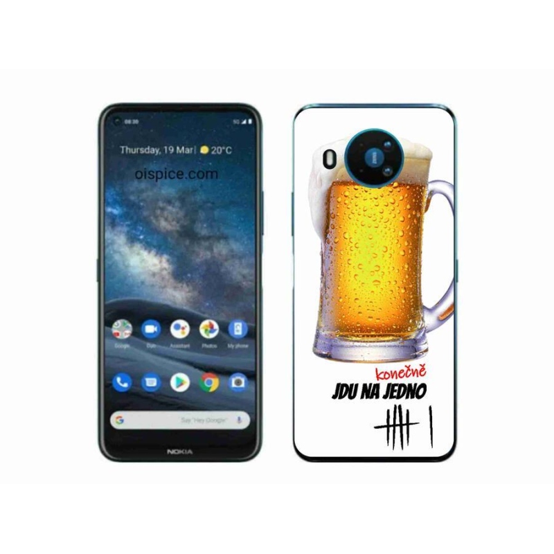 Gélový kryt mmCase na mobil Nokia 8.3 5G - idem na jedno