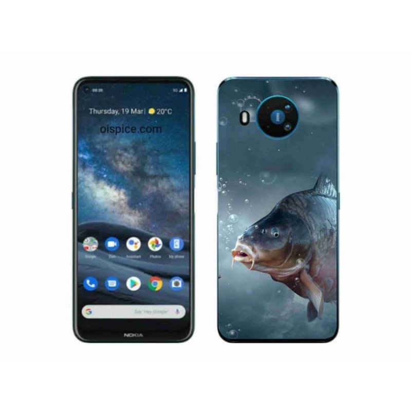 Gélový kryt mmCase na mobil Nokia 8.3 5G - kapor a bublinky