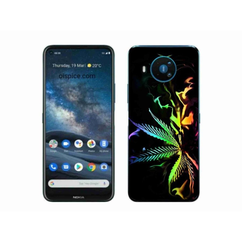 Gélový kryt mmCase na mobil Nokia 8.3 5G - konope 2