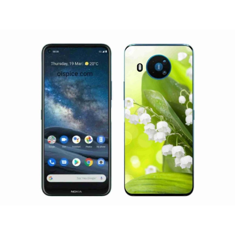 Gélový kryt mmCase na mobil Nokia 8.3 5G - konvalinka