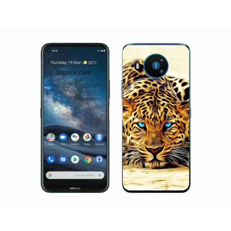 Gélový kryt mmCase na mobil Nokia 8.3 5G - kreslený tiger