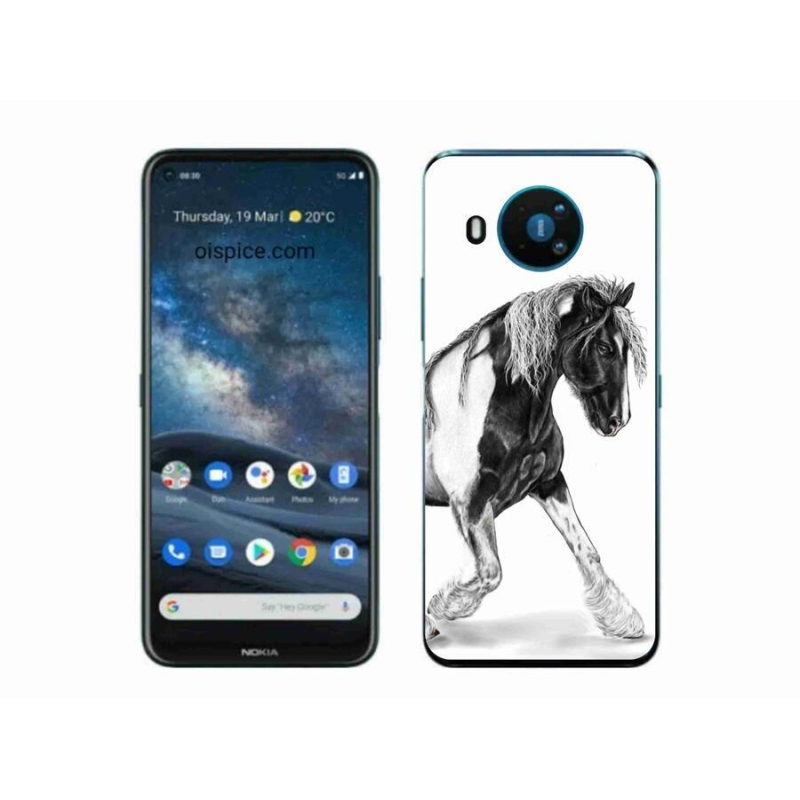 Gélový kryt mmCase na mobil Nokia 8.3 5G - kôň