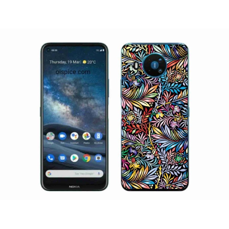 Gélový kryt mmCase na mobil Nokia 8.3 5G - kvety 5