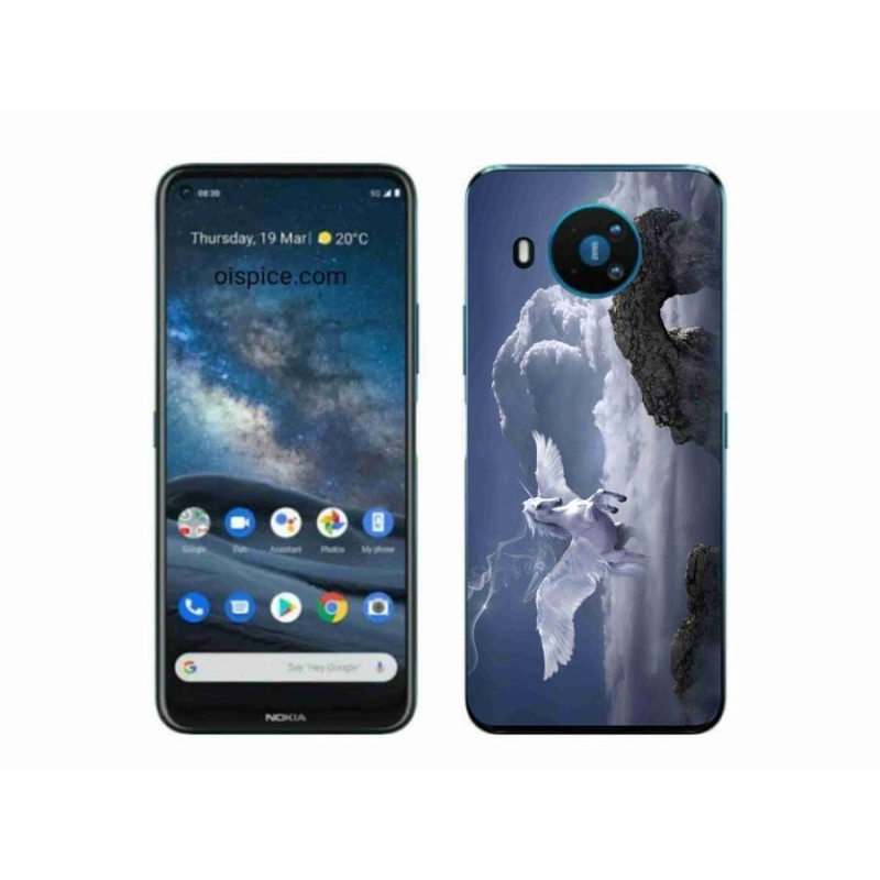 Gélový kryt mmCase na mobil Nokia 8.3 5G - pegas