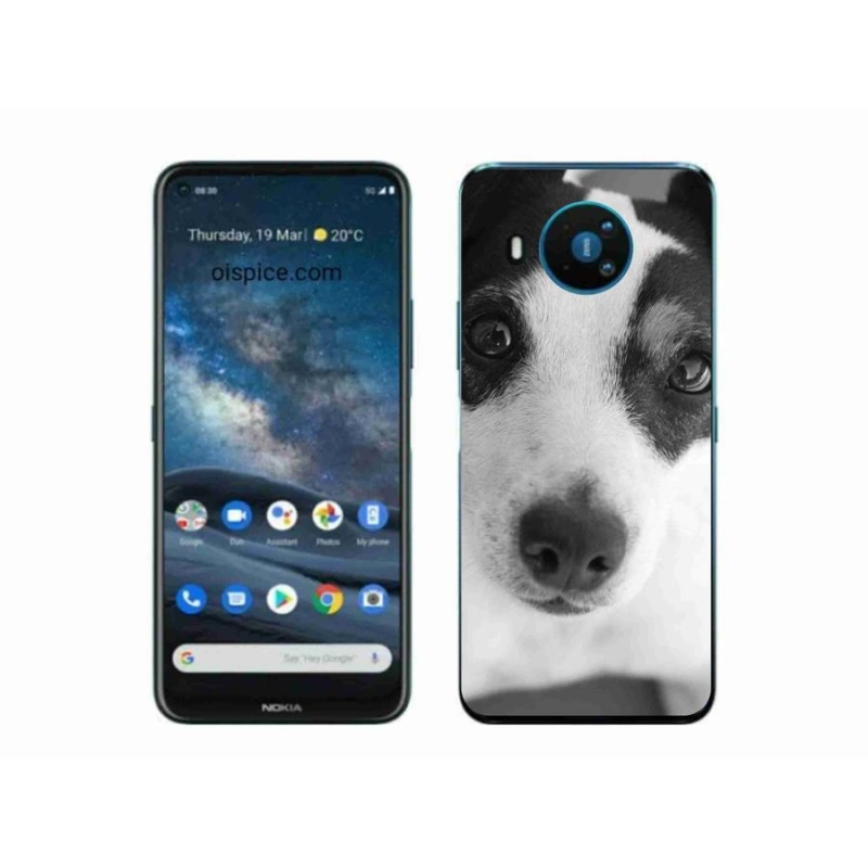 Gélový kryt mmCase na mobil Nokia 8.3 5G - pes