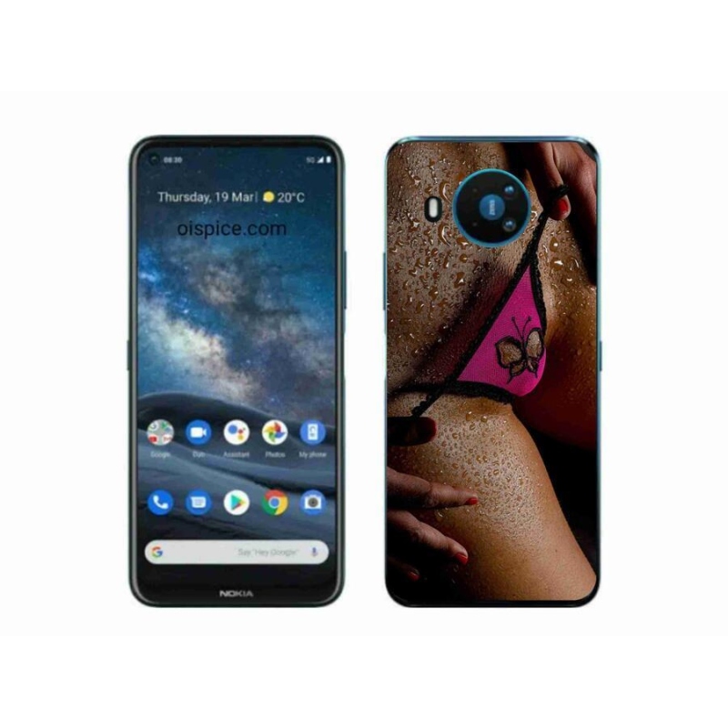 Gélový kryt mmCase na mobil Nokia 8.3 5G - sexy žena