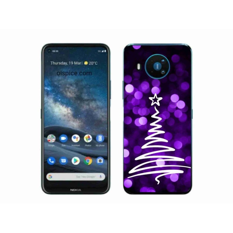 Gélový kryt mmCase na mobil Nokia 8.3 5G - stromček