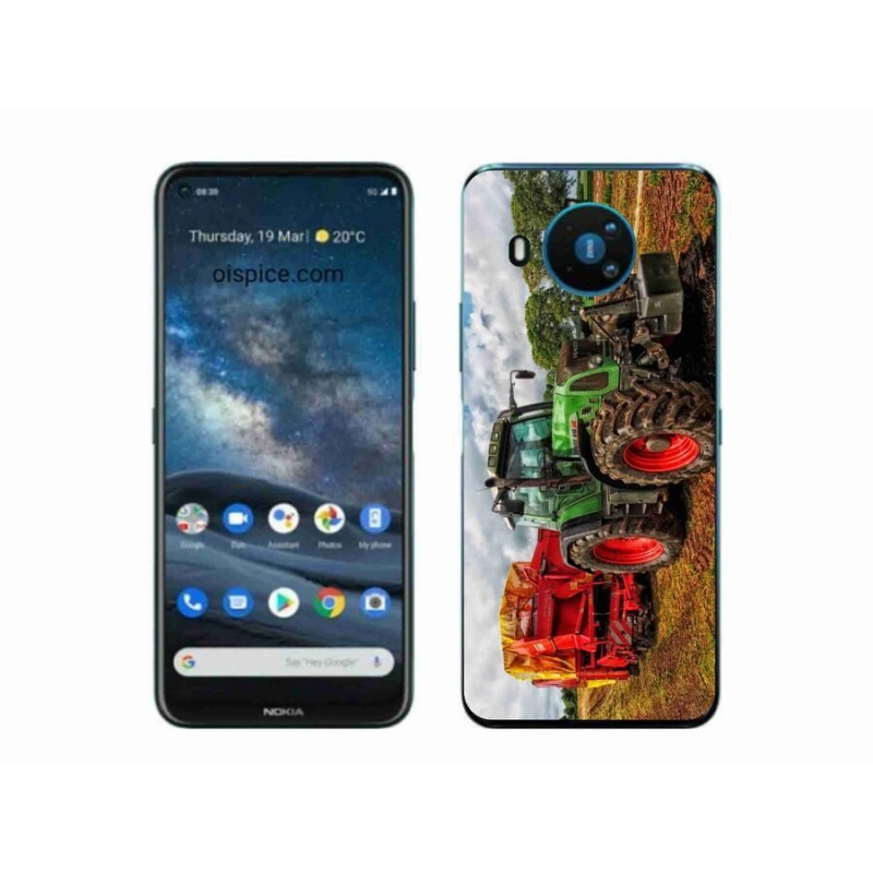 Gélový kryt mmCase na mobil Nokia 8.3 5G - traktor 4