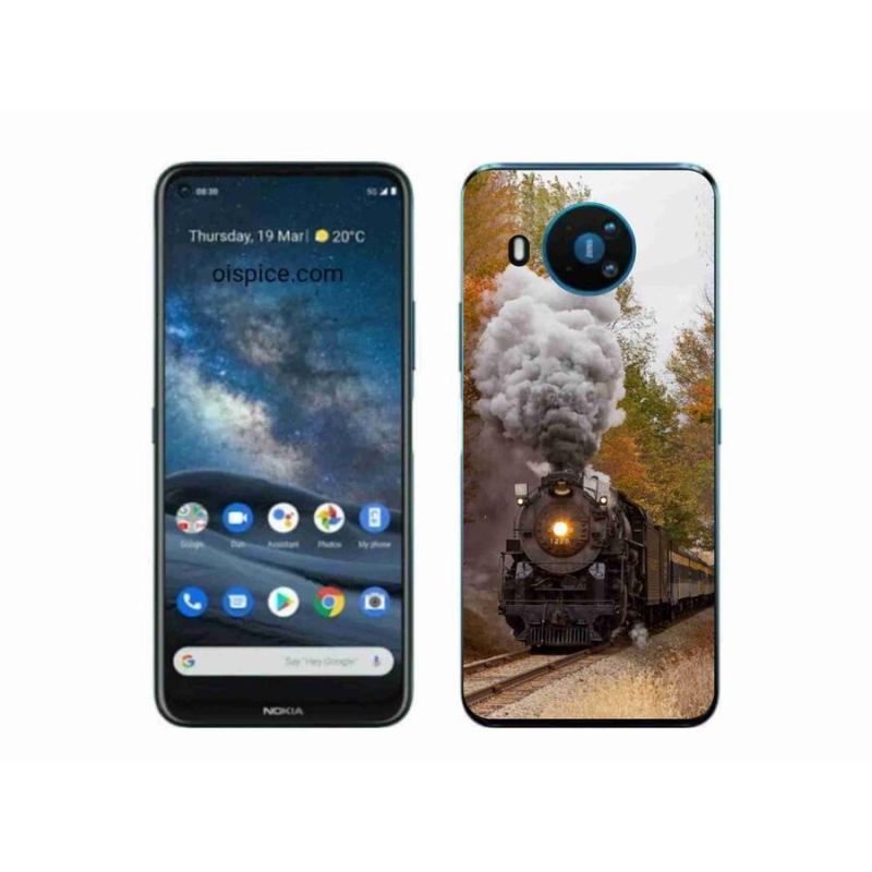 Gélový kryt mmCase na mobil Nokia 8.3 5G - vlak 1