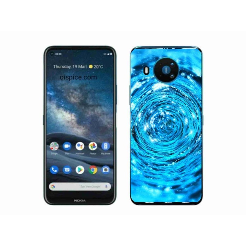 Gélový kryt mmCase na mobil Nokia 8.3 5G - vodný vír