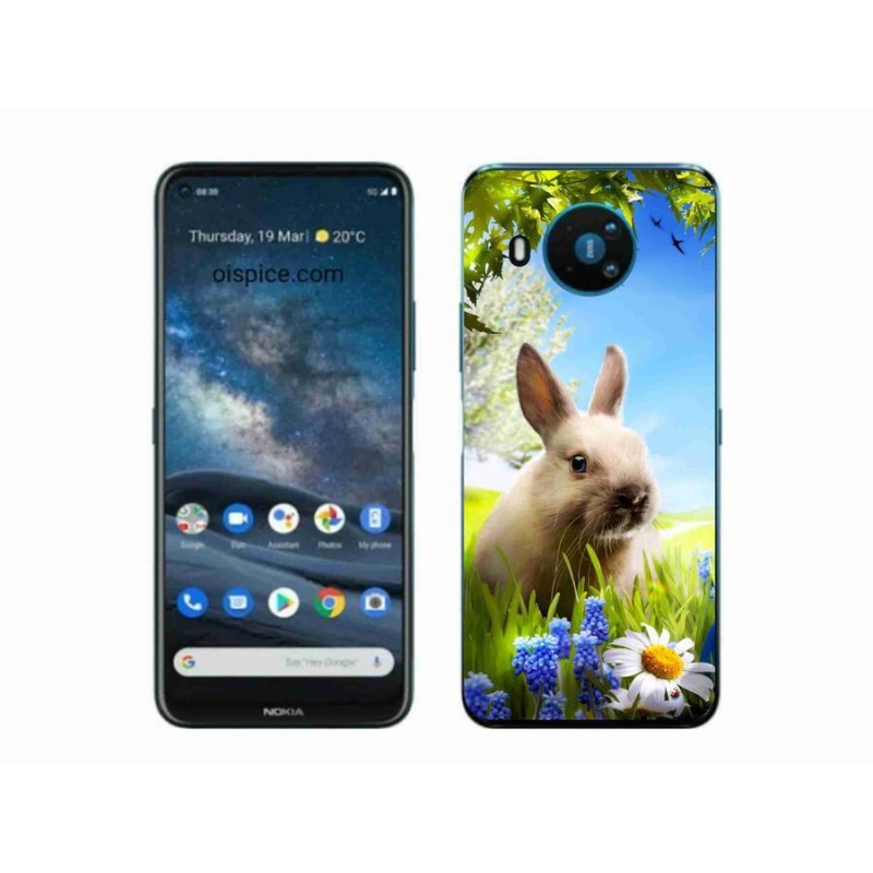 Gélový kryt mmCase na mobil Nokia 8.3 5G - zajačik