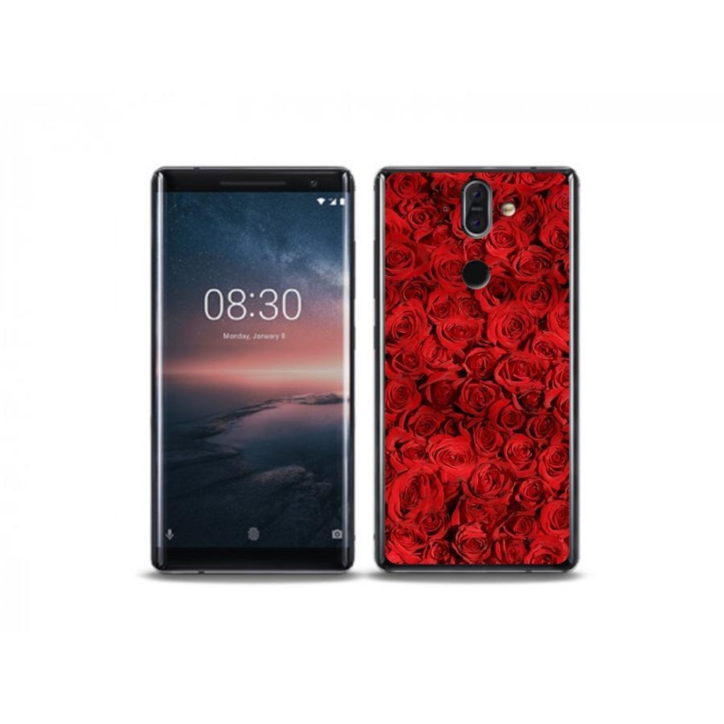 Gélový kryt mmCase na mobil Nokia 8 Sirocco - ruža