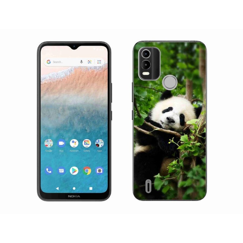 Gélový kryt mmCase na mobil Nokia C21 Plus - panda