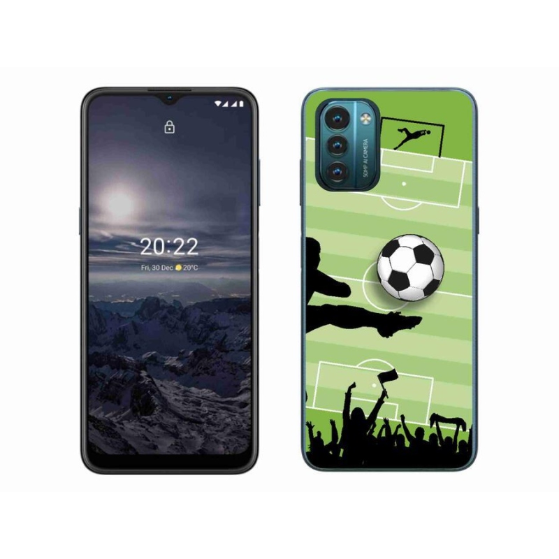 Gélový kryt mmCase na mobil Nokia G11/G21 - futbal 3