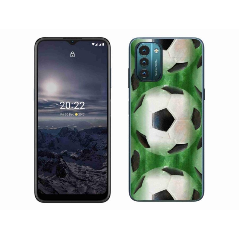 Gélový kryt mmCase na mobil Nokia G11/G21 - futbalová lopta