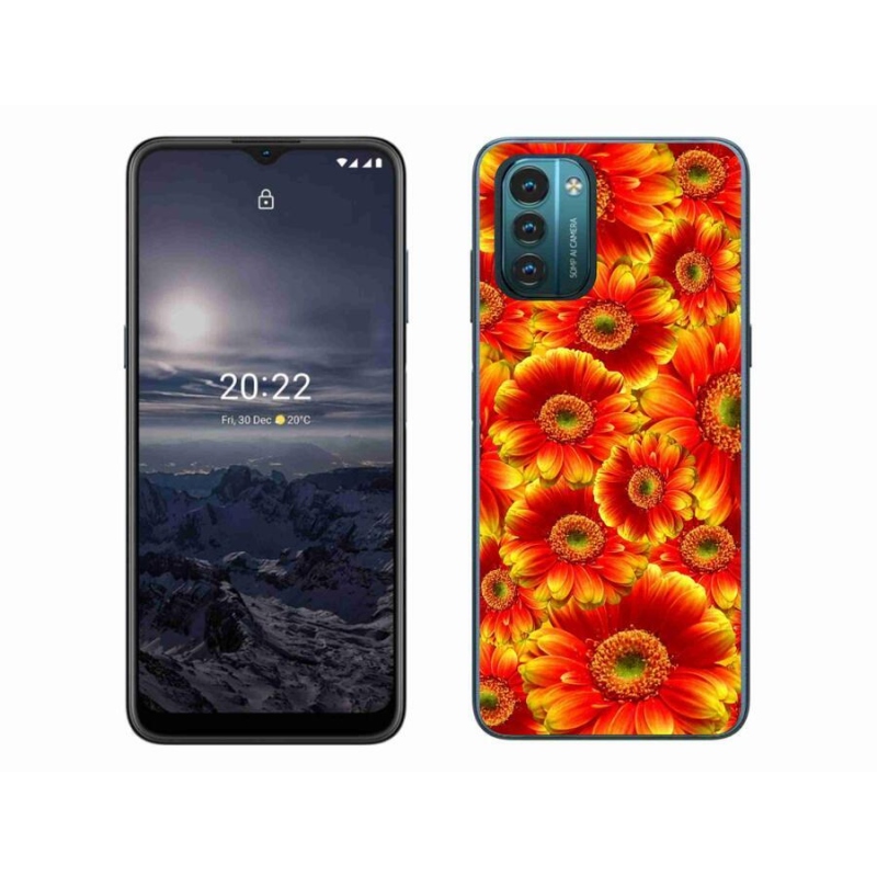 Gélový kryt mmCase na mobil Nokia G11/G21 - gerbera 1