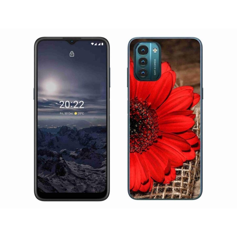 Gélový kryt mmCase na mobil Nokia G11/G21 - gerbera