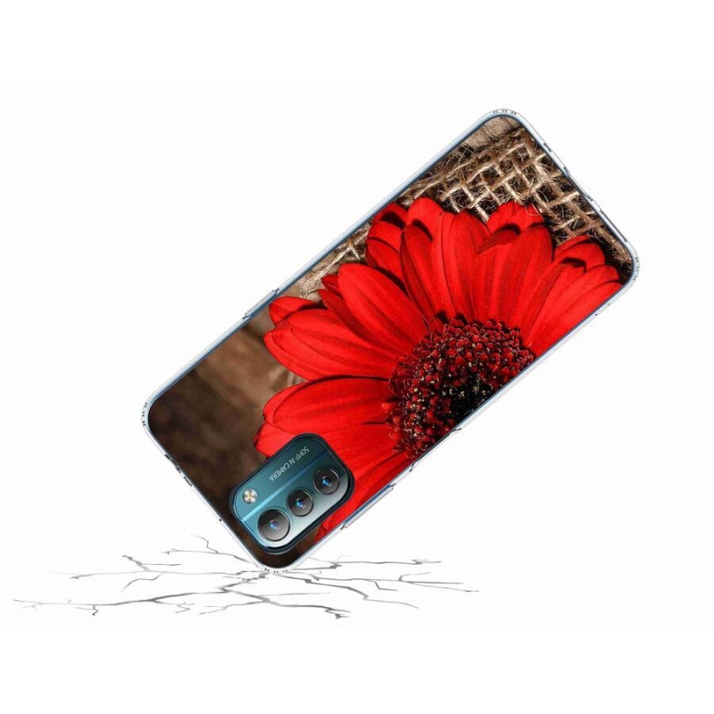 Gélový kryt mmCase na mobil Nokia G11/G21 - gerbera